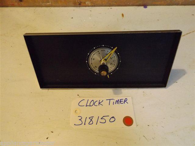 KENMORE STOVE 318150 Clock Timer scratches, marks USED PART KENMORE STOVE 318150 Clock Timer scratches, marks USED PART